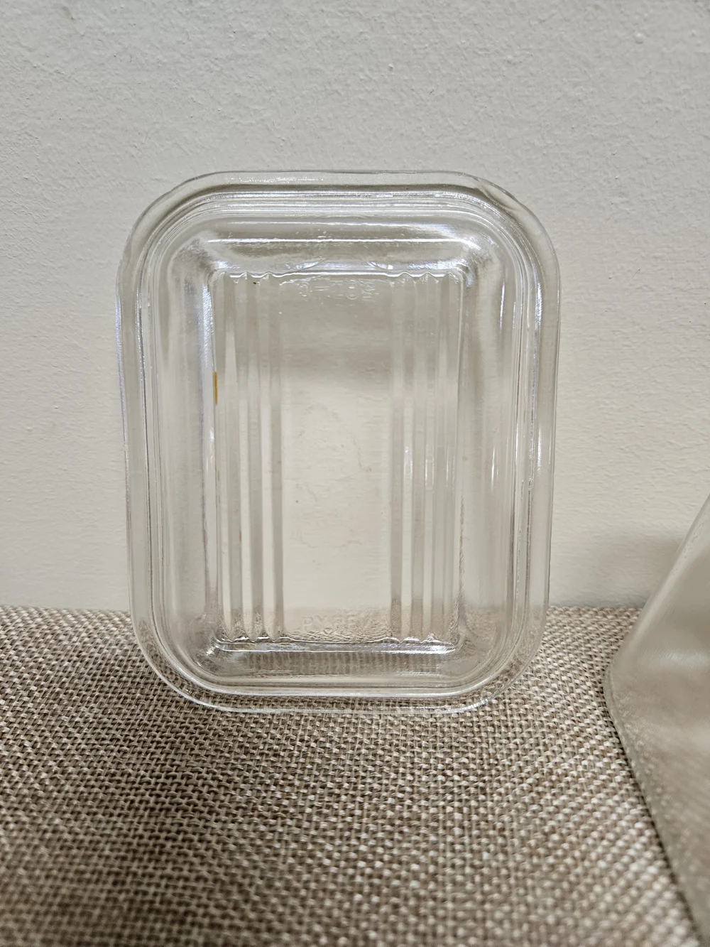 Pyrex Clear 501-B Glass Storage Dish with Lid
